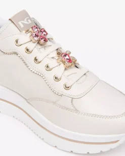 Sneakers Donna in Pelle e Materiale Tecnico