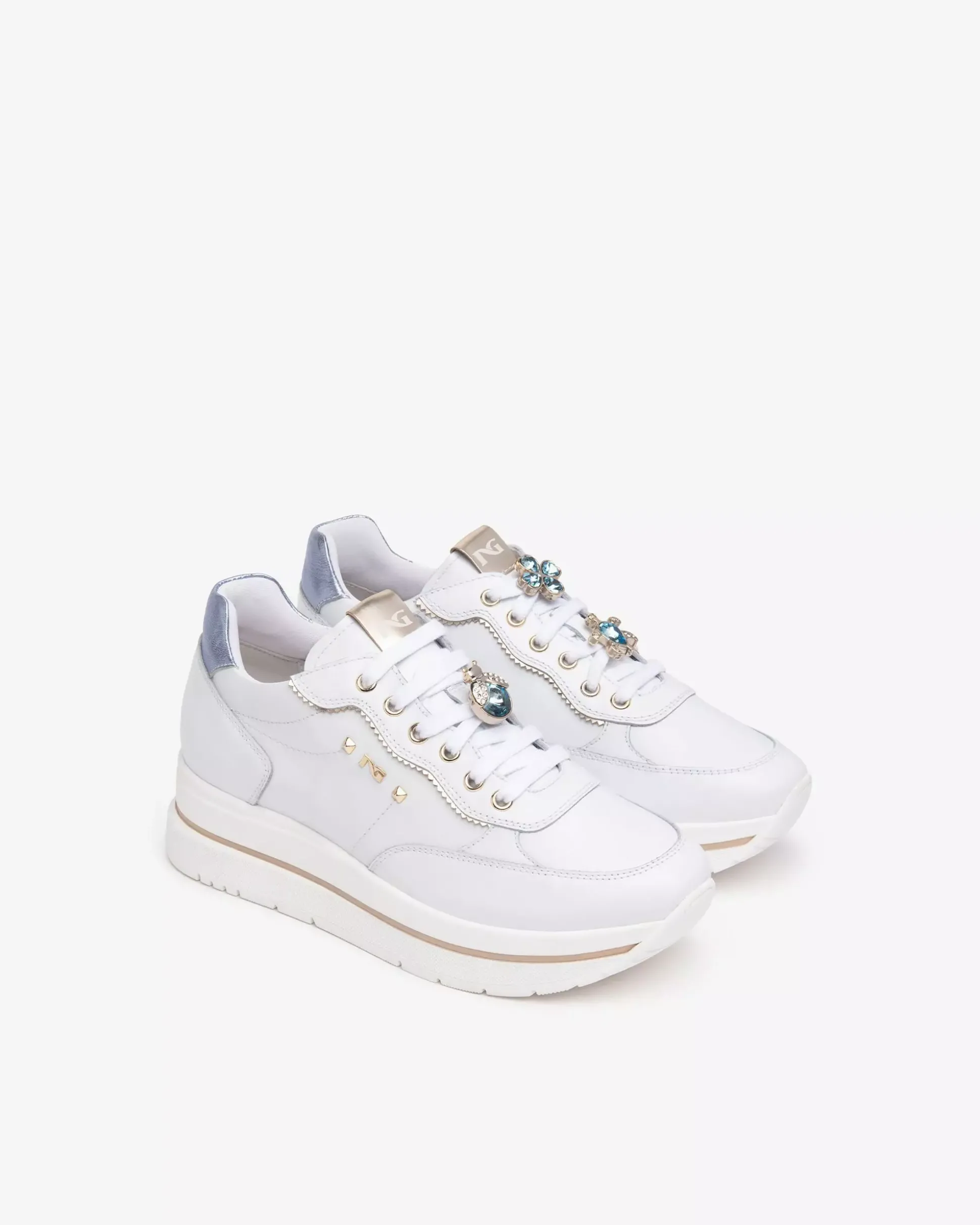 Sneakers Donna in Pelle e Materiale Tecnico