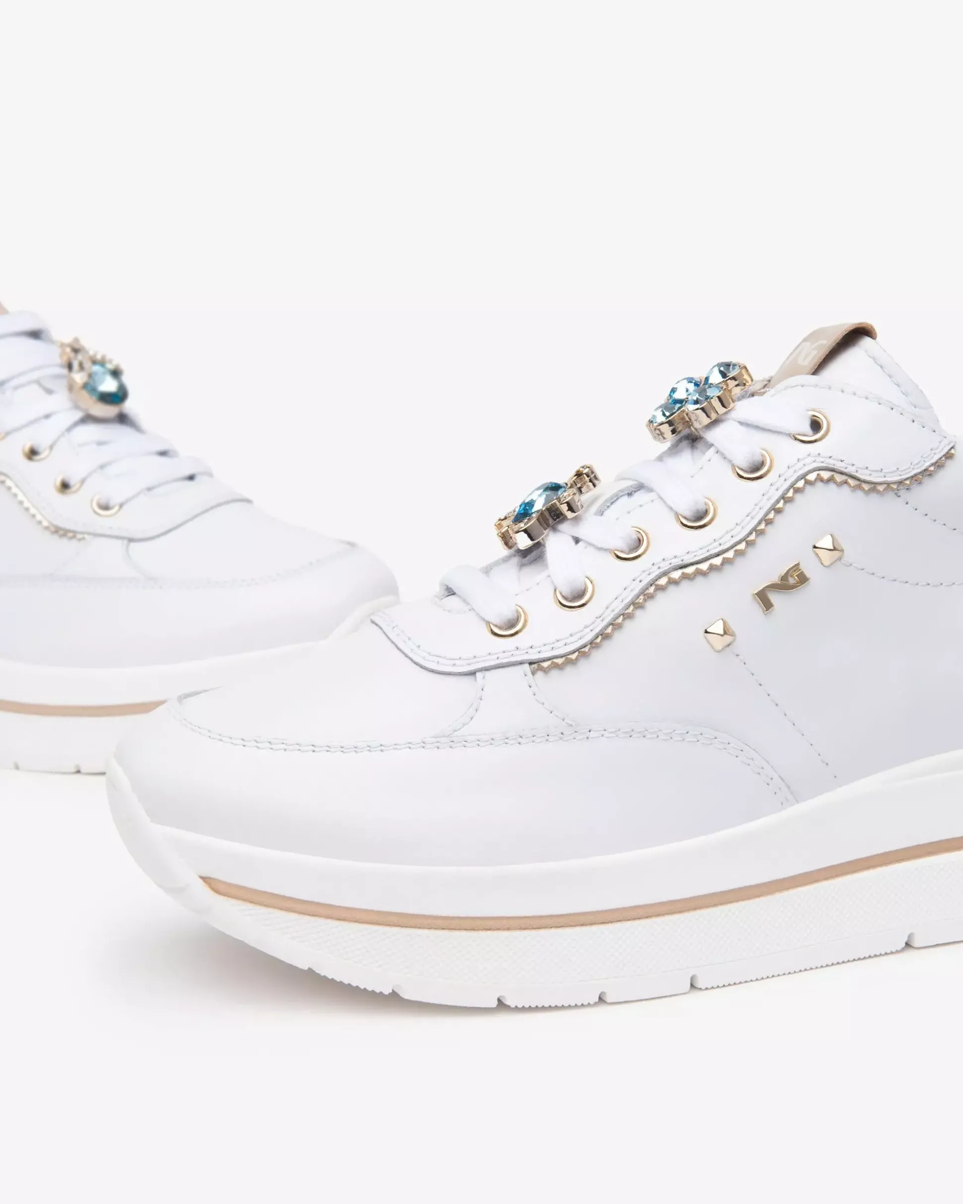 Sneakers Donna in Pelle e Materiale Tecnico
