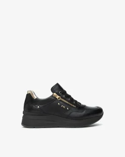 Sneakers Donna in Pelle e Materiale Tecnico