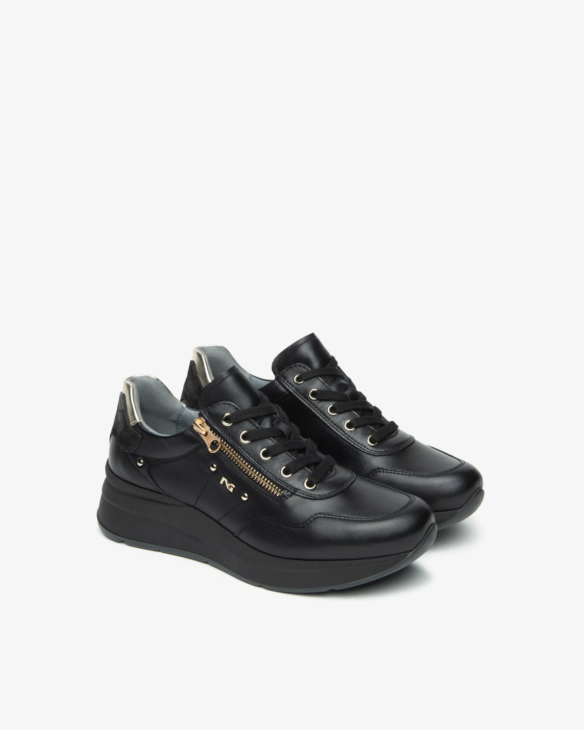 Sneakers Donna in Pelle e Materiale Tecnico