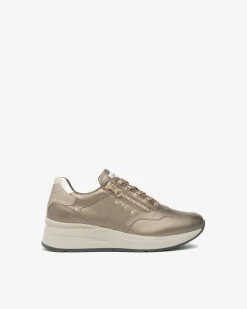 Sneakers Donna in Pelle e Materiale Tecnico