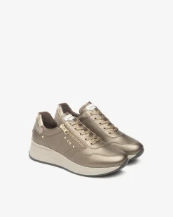 Sneakers Donna in Pelle e Materiale Tecnico