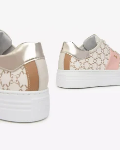 Sneakers Donna in Pelle e Materiale Tecnico