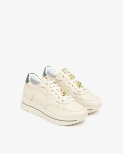 Sneakers Donna in Pelle e Materiale Tecnico
