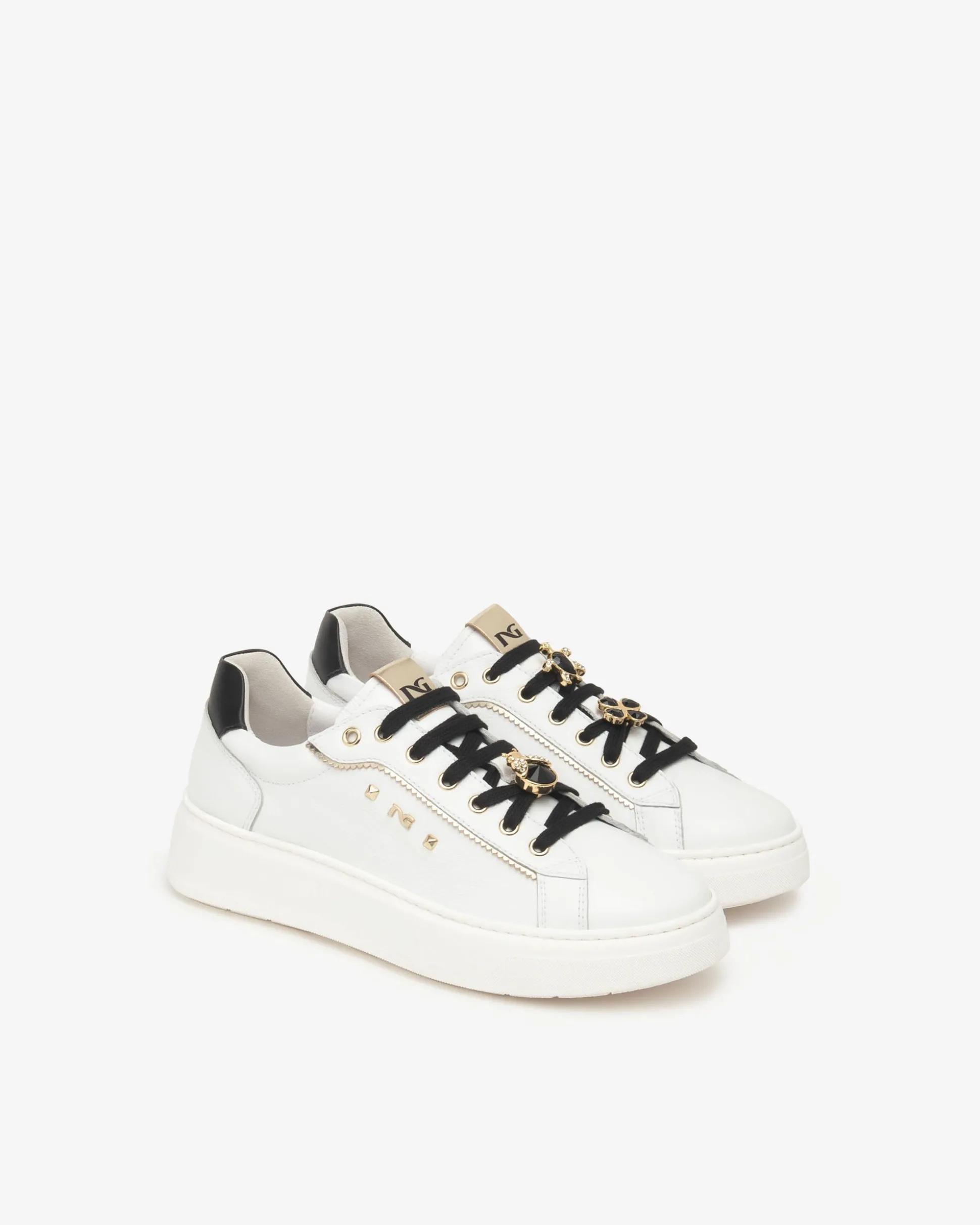 Sneakers Donna in Pelle e Materiale Tecnico