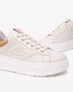 Sneakers Donna in Pelle e Materiale Tecnico