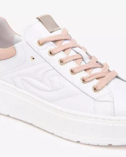 Sneakers Donna in Pelle e Materiale Tecnico