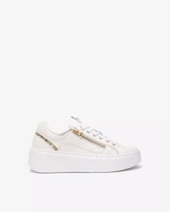 Sneakers Donna in Pelle e Materiale Tecnico