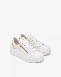 Sneakers Donna in Pelle e Materiale Tecnico