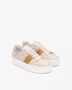 Sneakers Donna in Pelle e Materiale Tecnico