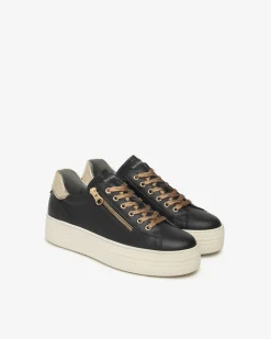 Sneakers Donna in Pelle e Materiale Tecnico