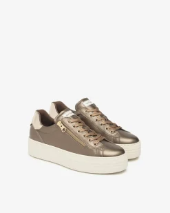 Sneakers Donna in Pelle e Materiale Tecnico