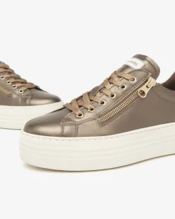 Sneakers Donna in Pelle e Materiale Tecnico