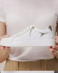 Sneakers Donna in Pelle e Materiale Tecnico