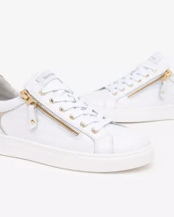 Sneakers Donna in Pelle e Materiale Tecnico