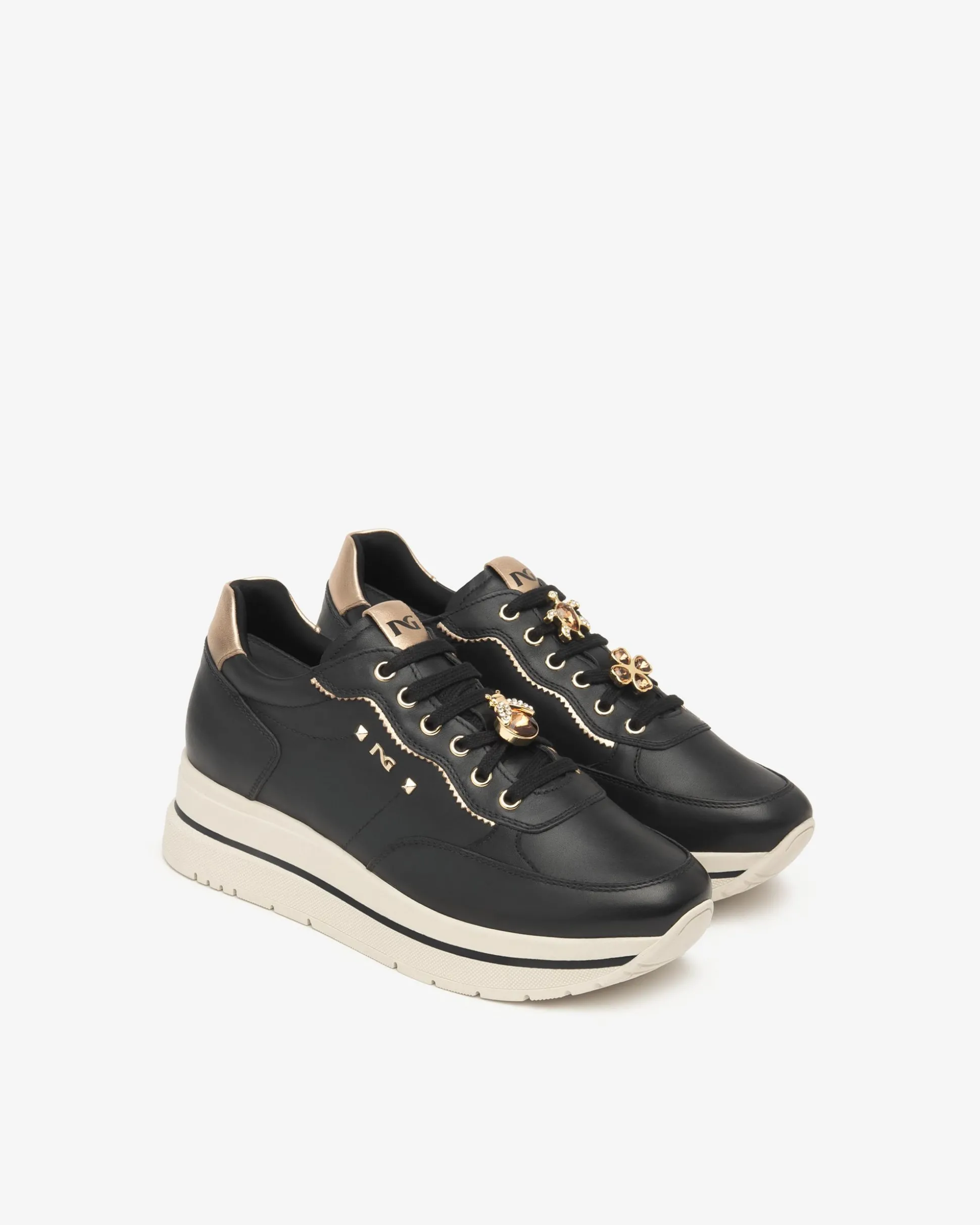 Sneakers Donna in Pelle e Materiale Tecnico