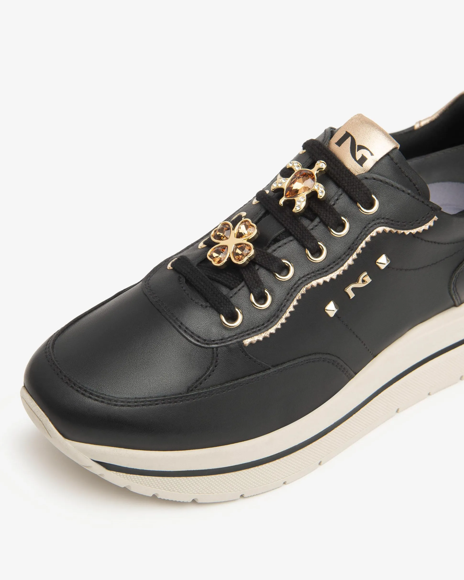 Sneakers Donna in Pelle e Materiale Tecnico