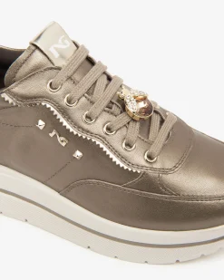 Sneakers Donna in Pelle e Materiale Tecnico