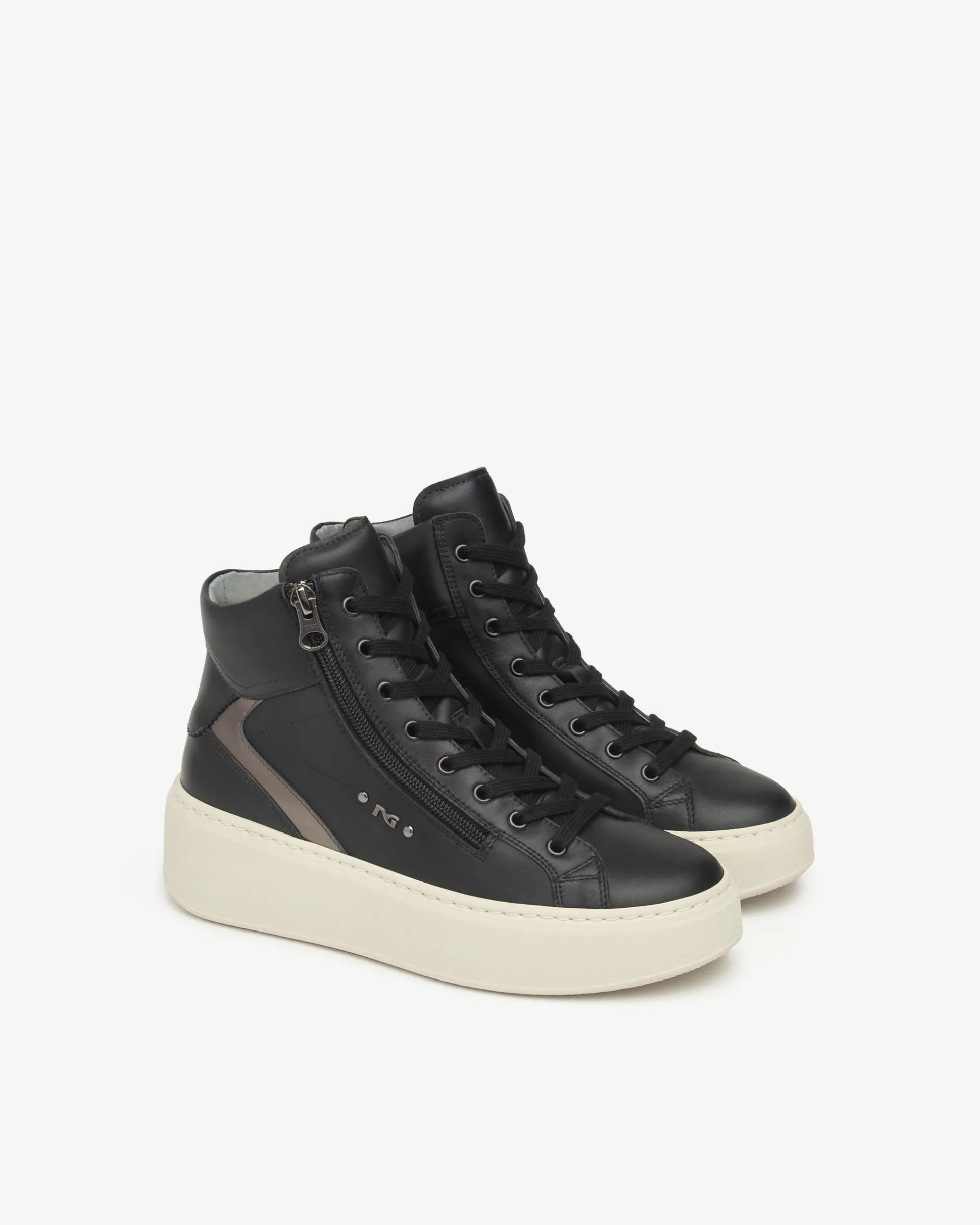 Sneakers Donna in Pelle e Materiale Tecnico