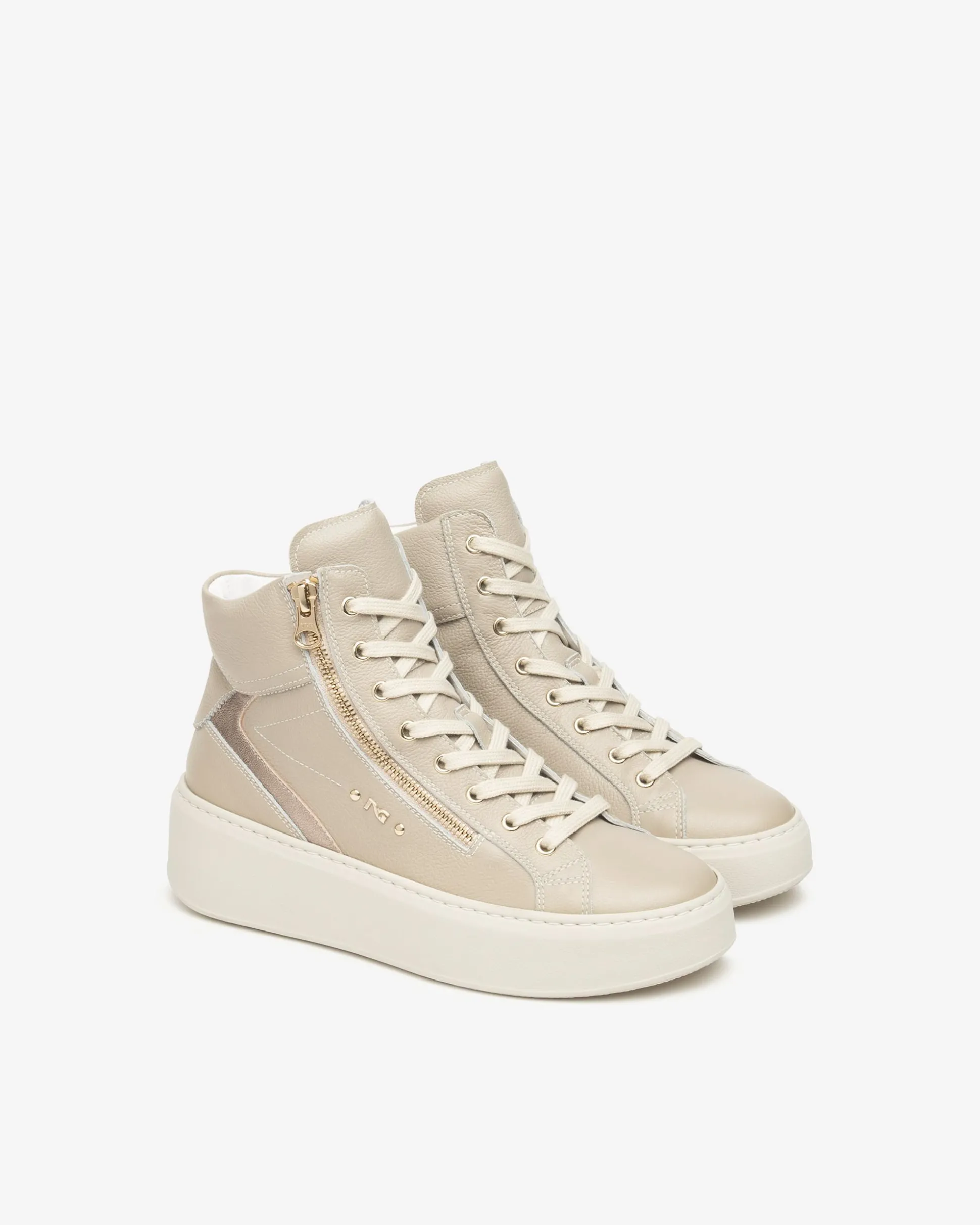 Sneakers Donna in Pelle e Materiale Tecnico