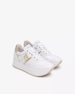 Sneakers Donna in Pelle e Materiale Tecnico