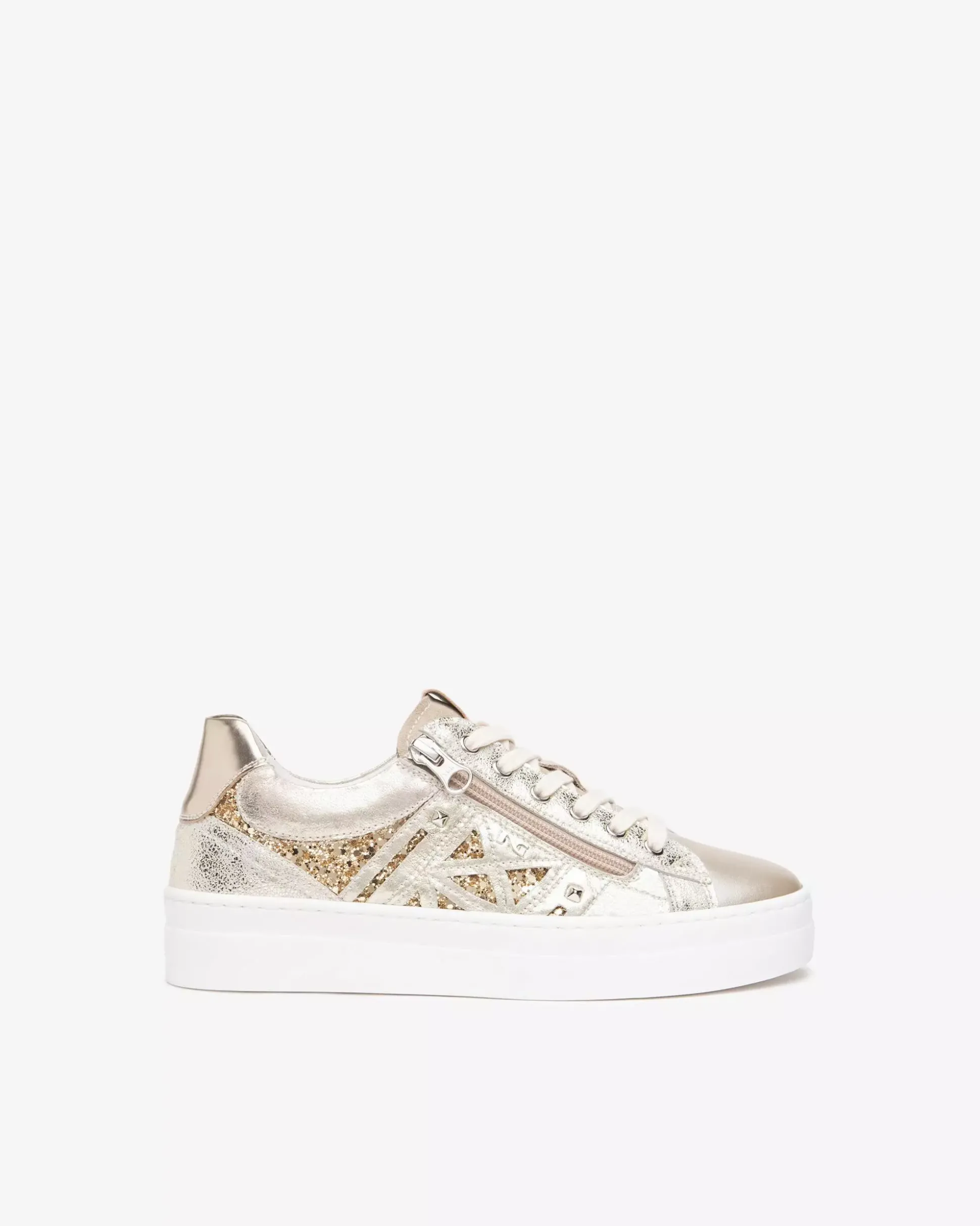 Sneakers Donna in Pelle e Materiale Tecnico