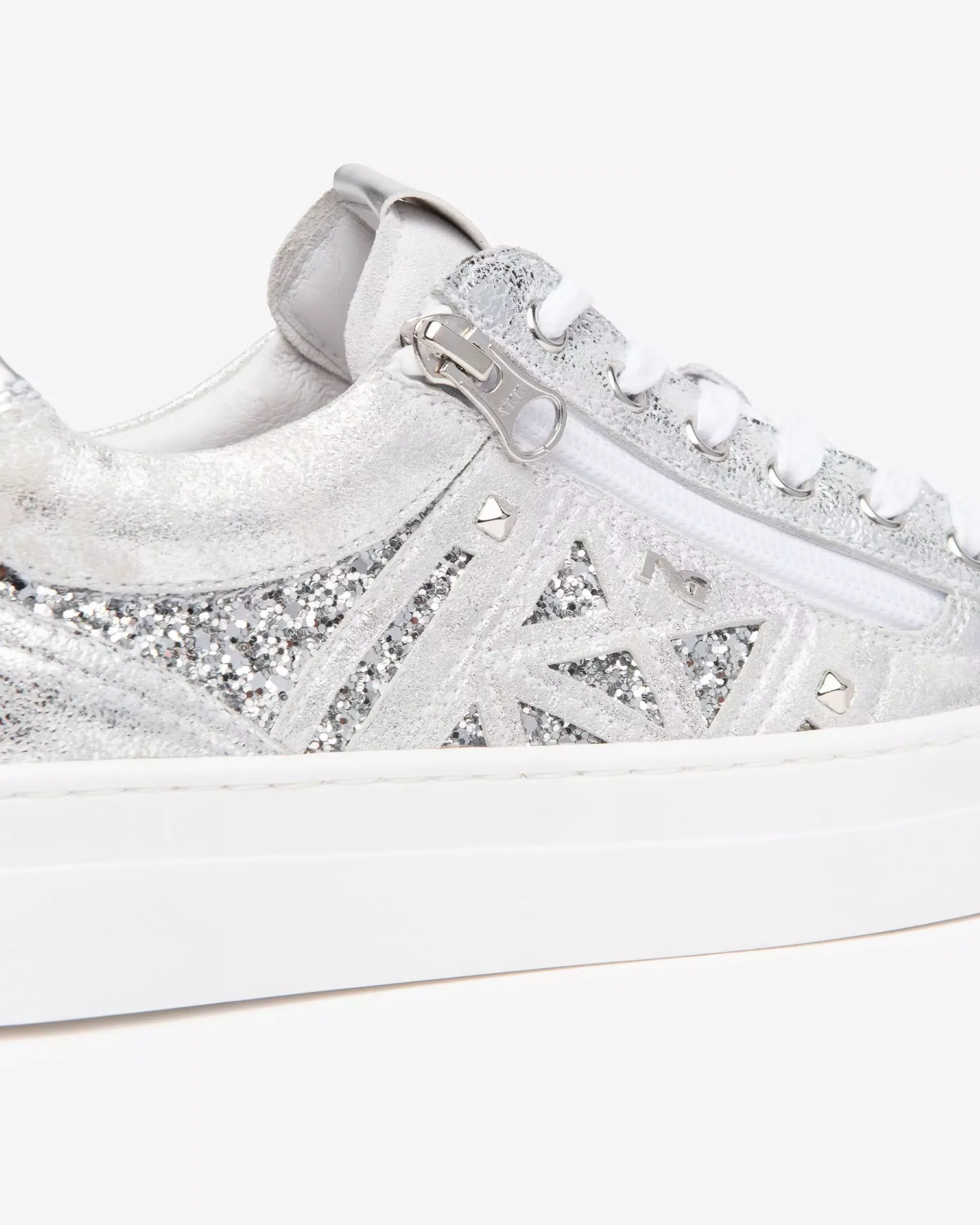 Sneakers Donna in Pelle e Materiale Tecnico