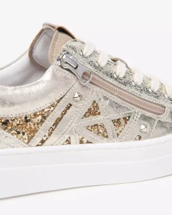 Sneakers Donna in Pelle e Materiale Tecnico