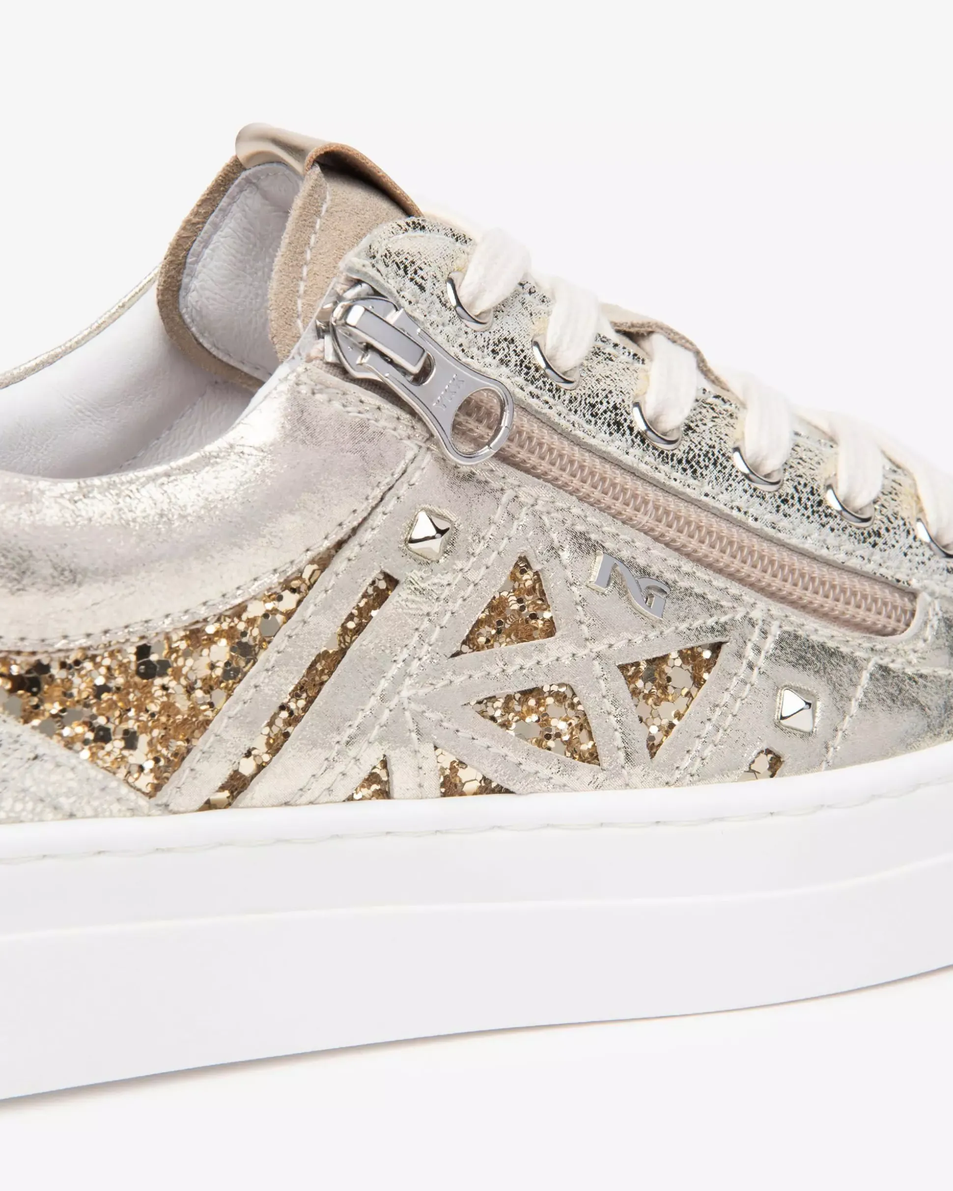 Sneakers Donna in Pelle e Materiale Tecnico
