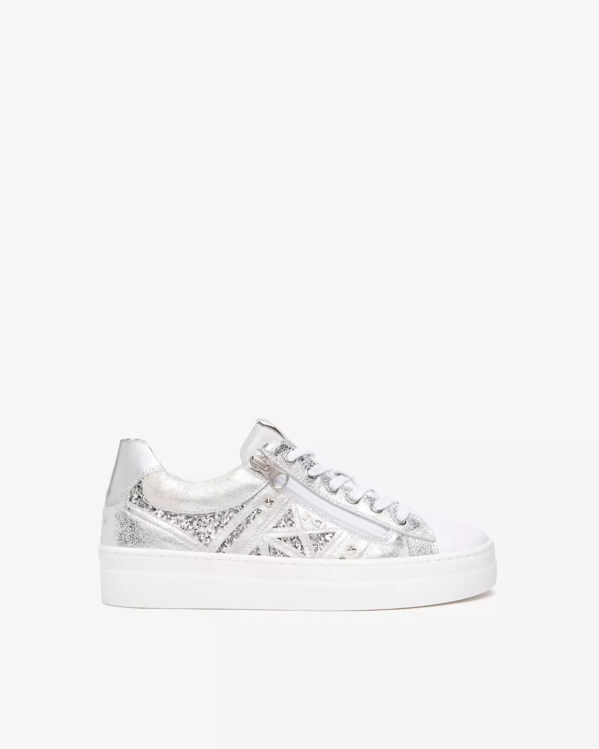 Sneakers Donna in Pelle e Materiale Tecnico