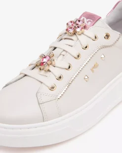 Sneakers Donna in Pelle e Materiale Tecnico