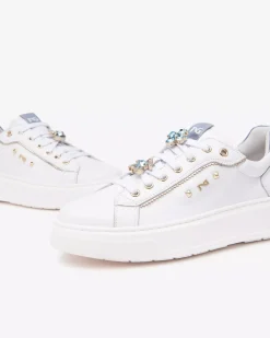 Sneakers Donna in Pelle e Materiale Tecnico