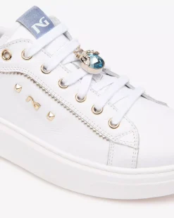Sneakers Donna in Pelle e Materiale Tecnico
