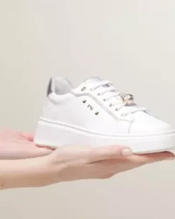 Sneakers Donna in Pelle e Materiale Tecnico