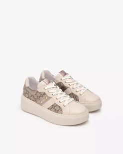 Sneakers Donna in Pelle e Materiale Tecnico