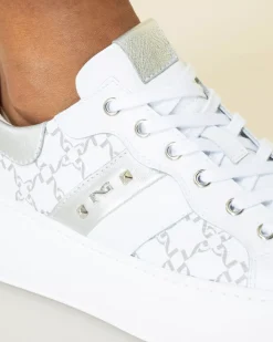 Sneakers Donna in Pelle e Materiale Tecnico
