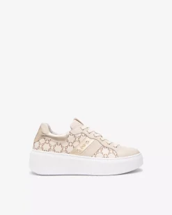 Sneakers Donna in Pelle e Materiale Tecnico