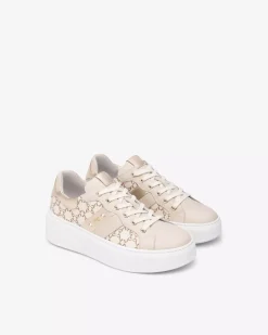 Sneakers Donna in Pelle e Materiale Tecnico