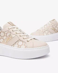 Sneakers Donna in Pelle e Materiale Tecnico