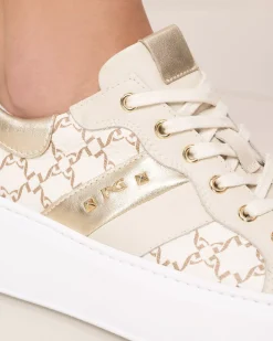 Sneakers Donna in Pelle e Materiale Tecnico