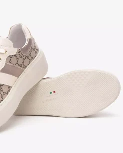 Sneakers Donna in Pelle e Materiale Tecnico
