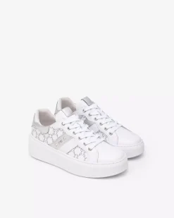 Sneakers Donna in Pelle e Materiale Tecnico