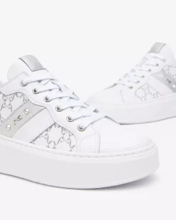 Sneakers Donna in Pelle e Materiale Tecnico