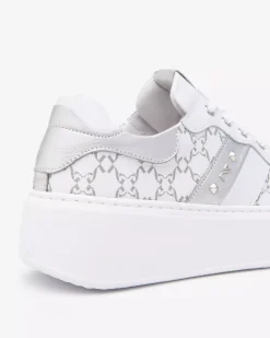 Sneakers Donna in Pelle e Materiale Tecnico
