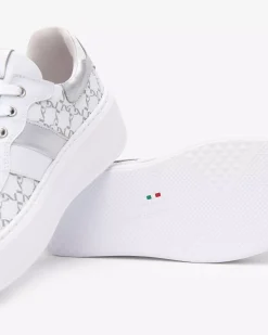 Sneakers Donna in Pelle e Materiale Tecnico