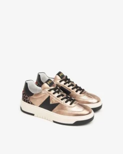 Sneakers Donna in Pelle, Materiale Tecnico e Suede