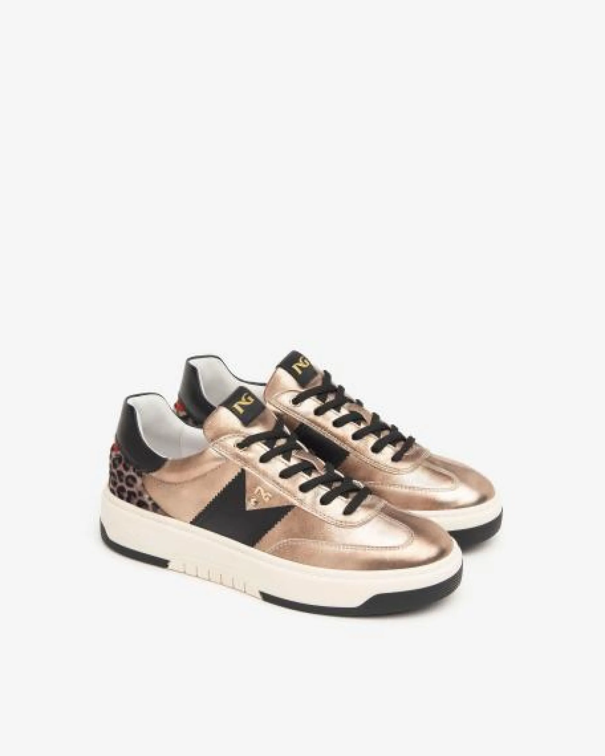 Sneakers Donna in Pelle, Materiale Tecnico e Suede