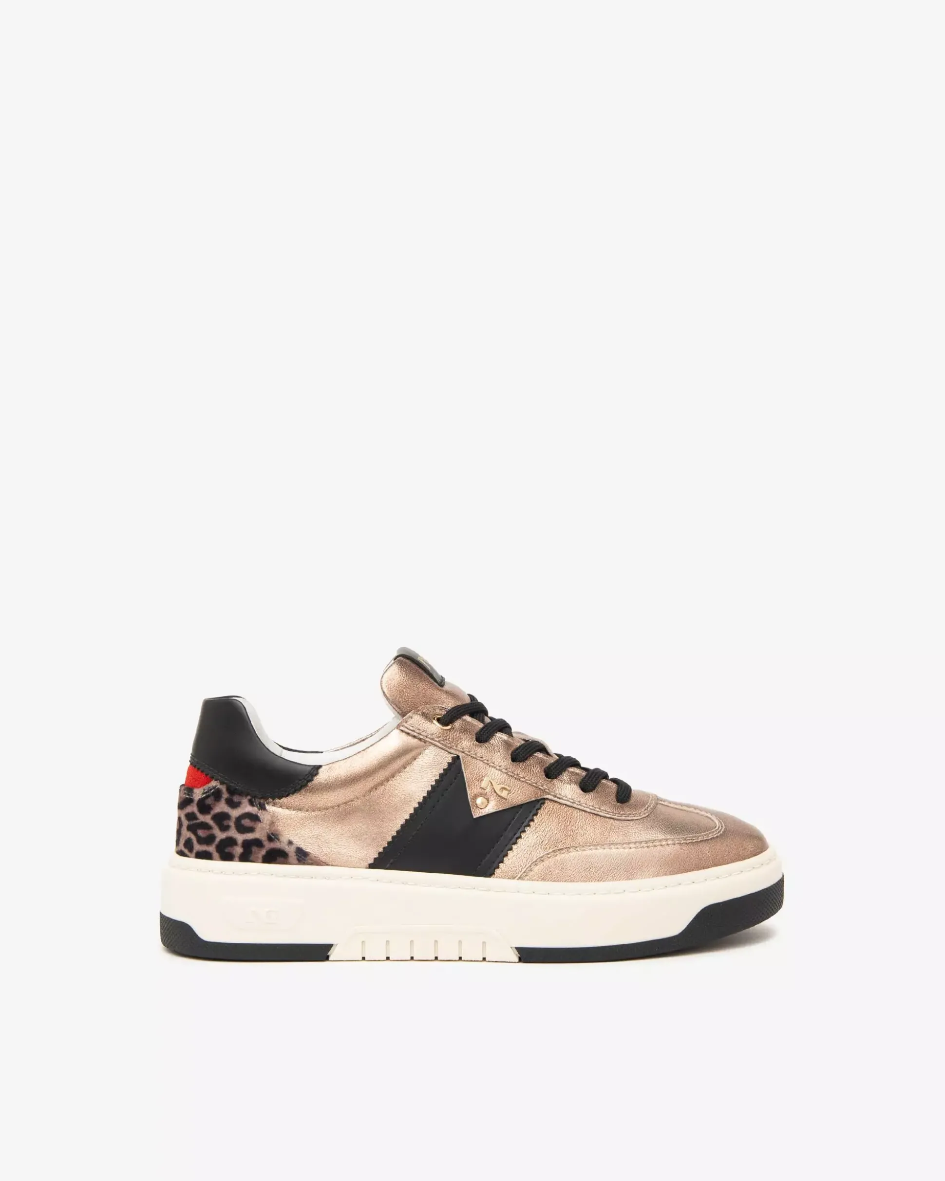 Sneakers Donna in Pelle, Materiale Tecnico e Suede