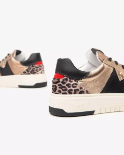 Sneakers Donna in Pelle, Materiale Tecnico e Suede